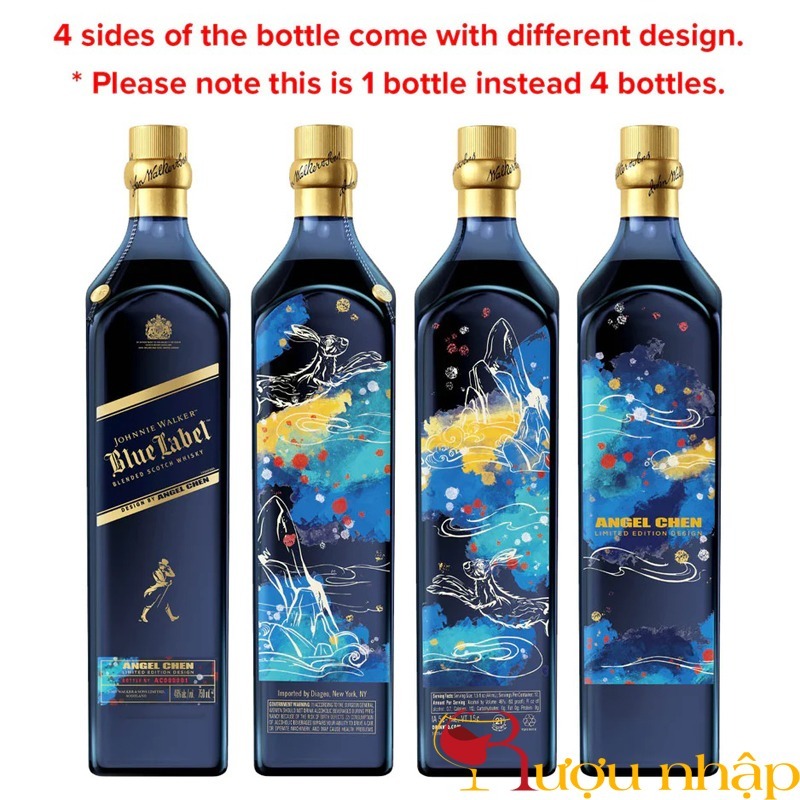 Johnnie Walker Blue Label Year Of The Rabbit Limited Edition Whisky