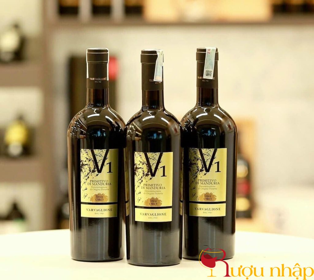 Rượu vang V1 Primitivo Di Manduria 