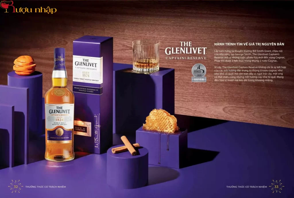 Rượu Glenlivet Captains Reserve Rượu Glenlivet Captains Reserve