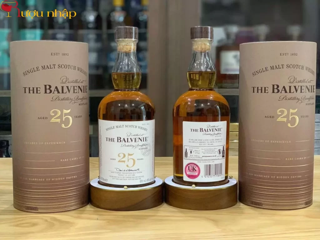 Rượu Balvenie 25 năm