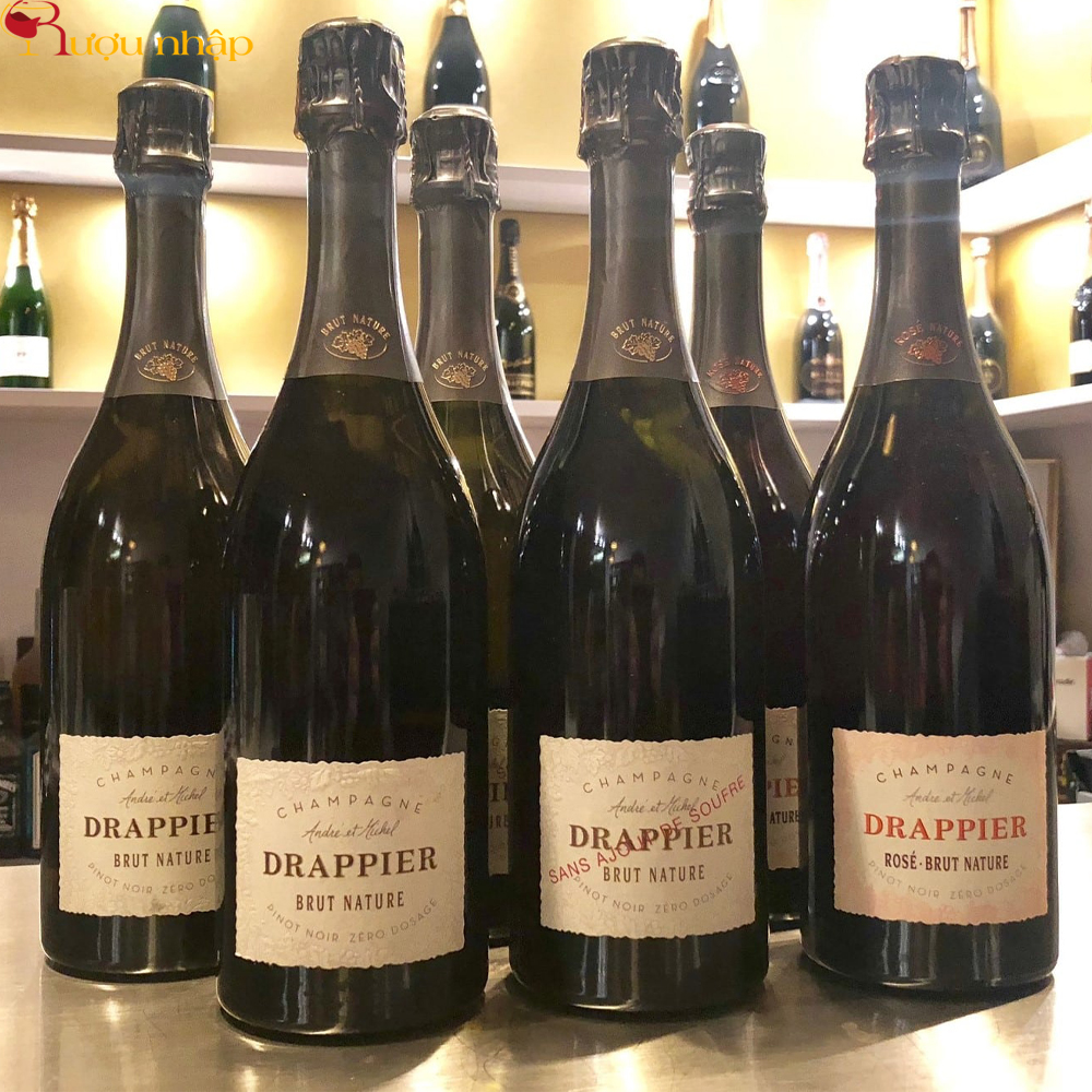 Champagne Drappier Brut Nature Zero Dosage Rượu Champagne Drappier Brut Nature Zero Dosage