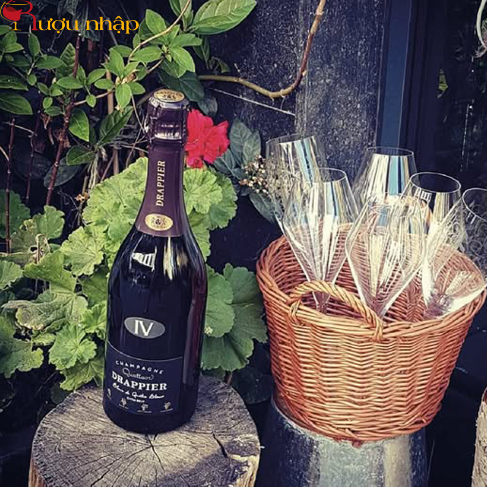 Champagne Drappier Quanttuor Blanc de Quantre Blancs Champagne Drappier Quattuor Blanc de Quatre Blancs cao cấp