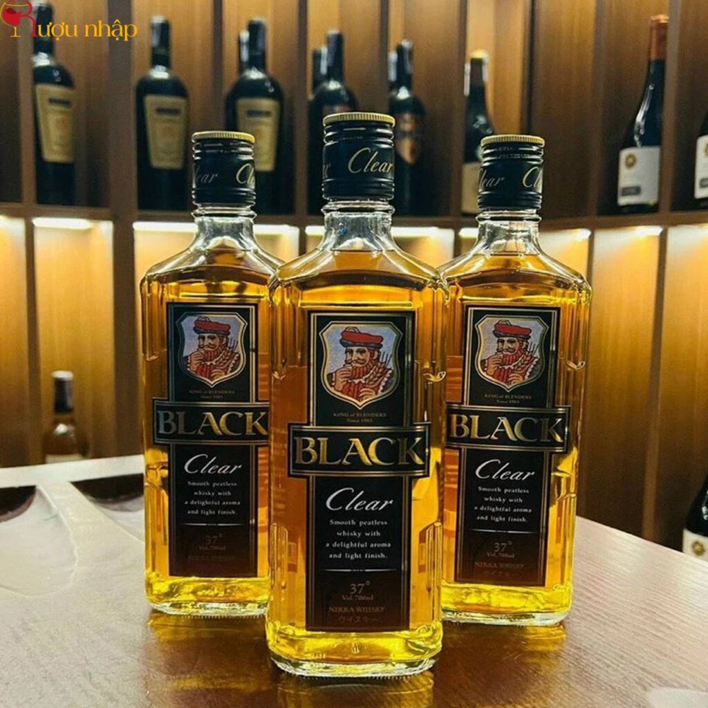 Rượu Nikka whisky Black Clear 