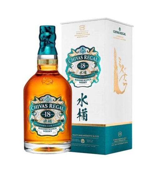 Rượu Chivas 18 năm Mizunara Cask Finish (Chivas 18 Nhật)