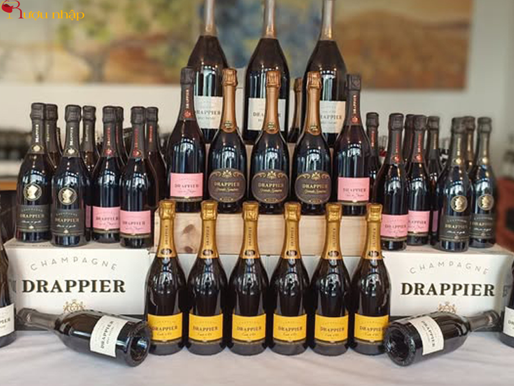 Champagne Drappier La Grande Sendree Rose Rượu Vang Champagne Drappier