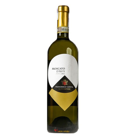 Rượu Vang Moscato Dasti Capetta  – Vang Ngọt Ý Giá Rẻ
