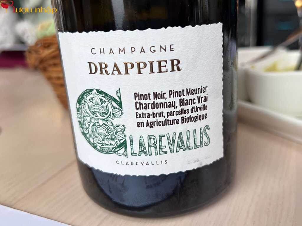 Champagne Drappier Clarevallis Rượu Vang Pháp Champagne Drappier Clarevallis Extra
