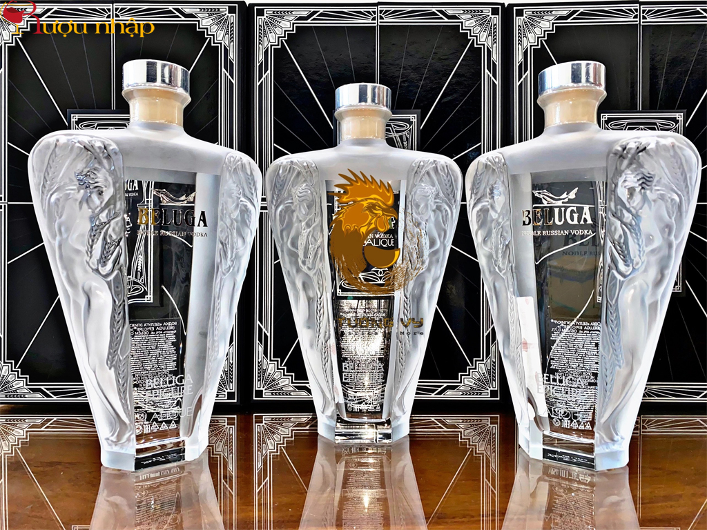 Beluga Lalique Rượu Vodka Beluga Epicure Lalique Decanter