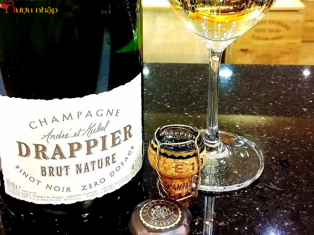Champagne Drappier Brut Nature Zero Dosage Vang Pháp Champagne Drappier Brut Nature Zero Dosage