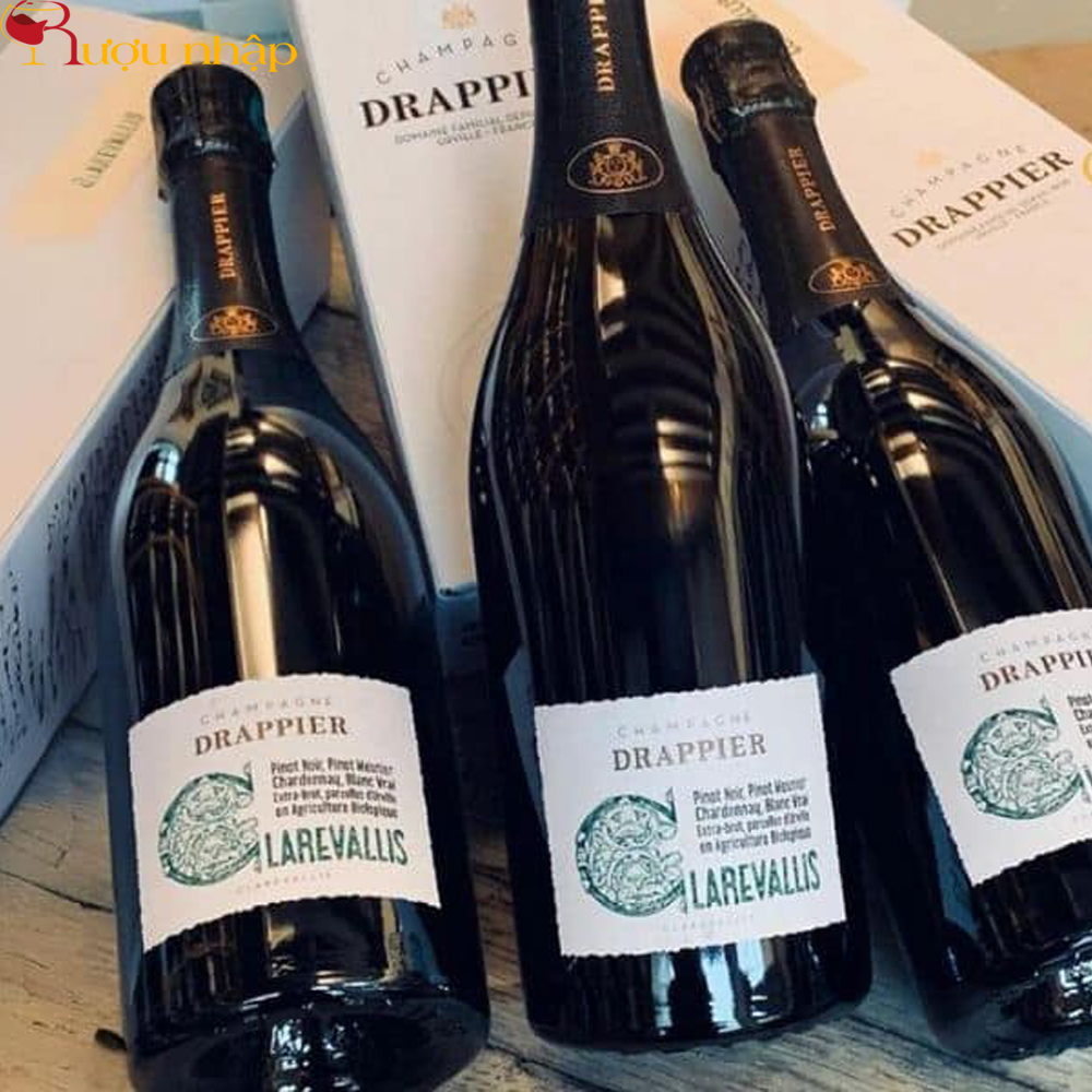 Champagne Drappier Clarevallis Vang Pháp Champagne Drappier Clarevallis