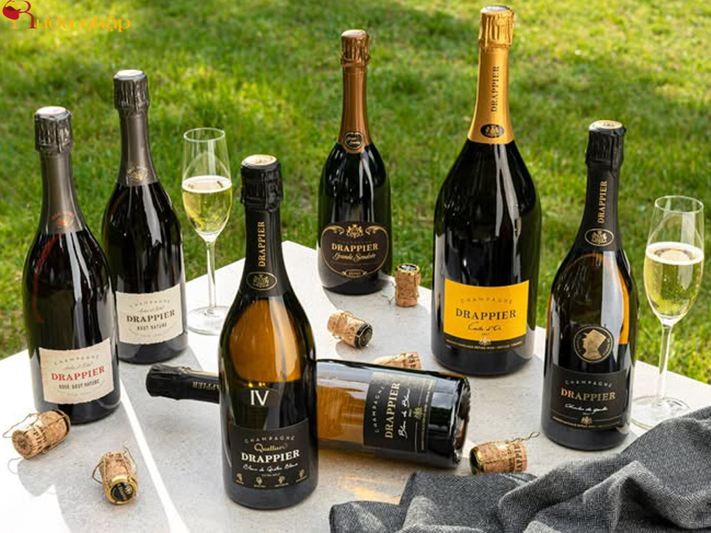 Champagne Drappier Quanttuor Blanc de Quantre Blancs Vang Pháp Champagne Drappier Quattuor Blanc de Quatre Blancs