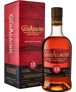 GlenAllachie 12 - Ruby Port Wood Finish