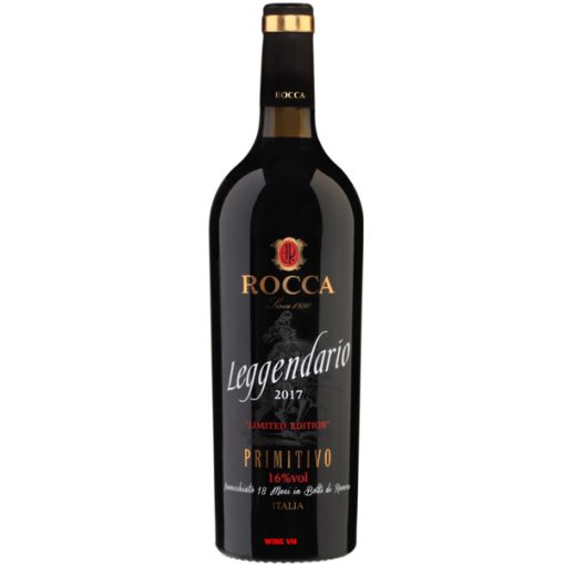 Rượu Vang Leggendario Limited Primitivo Rocca