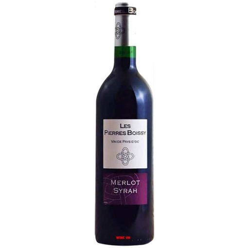 Rượu Vang Les Pierres Boissy Merlot Syrah