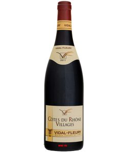 Rượu Vang Vidal Fleury Cotes Du Rhone Villages