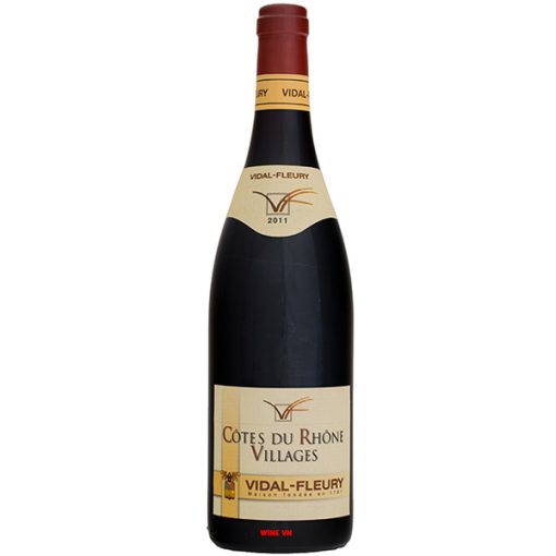 Rượu Vang Vidal Fleury Cotes Du Rhone Villages