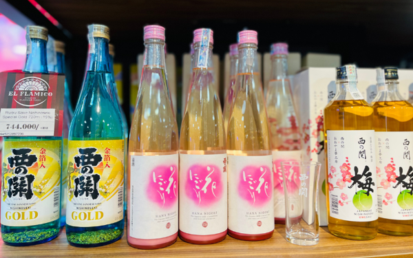 Rượu Sake Nishino Seki Hana Nigori (15%) 500ml Rượu Sake Hana Nigori
