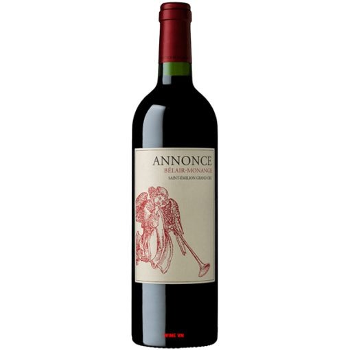 Rượu Vang Annonce Belair Monange Saint Emilion Grand Cru