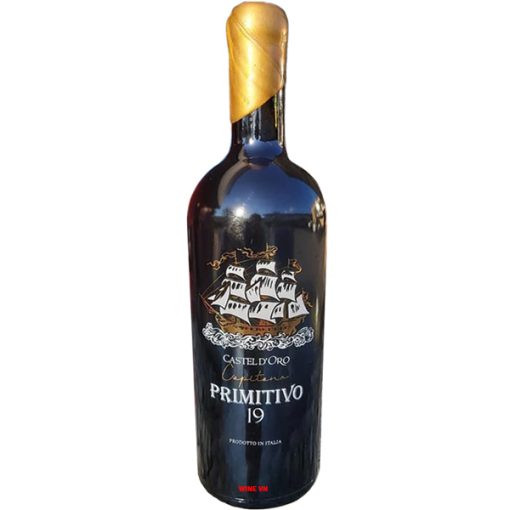 Rượu Vang Capetana Primitivo Castel D'oro 19 Độ