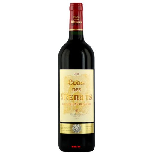 Rượu Vang Clos Des Menuts Saint Emilion Grand Cru