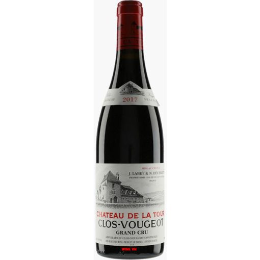 Rượu Vang Clos Vougeot Chateau De Latour Grand Cru