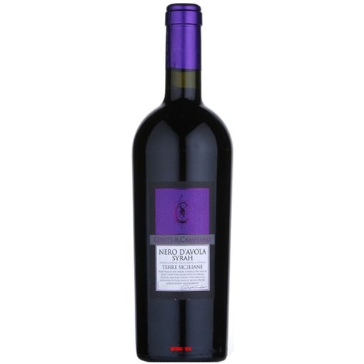 Rượu Vang Conte Di Campiano Nero D'avola Syrah Terre Siciliane