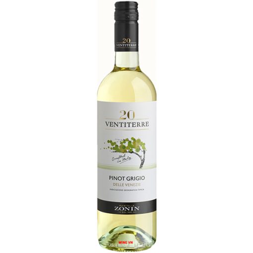 Rượu Vang Zonin 20 Ventiterre Pinot Grigio Delle Venezie