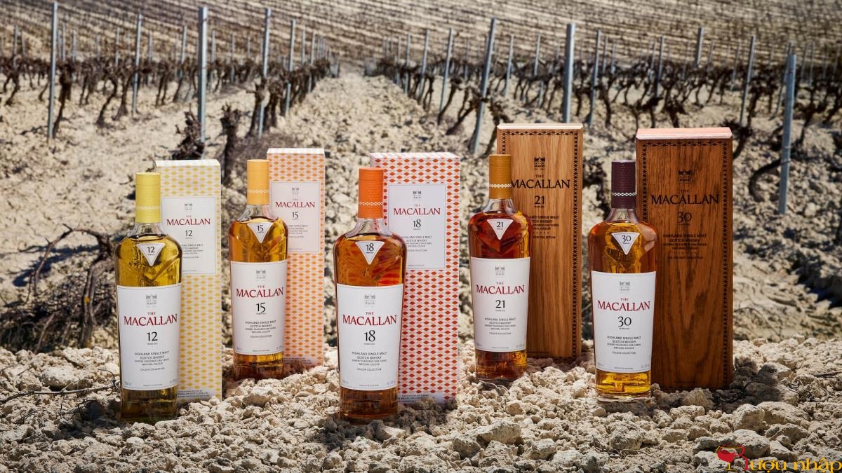 Bộ Sưu Tập Rượu Macallan Colour Collection