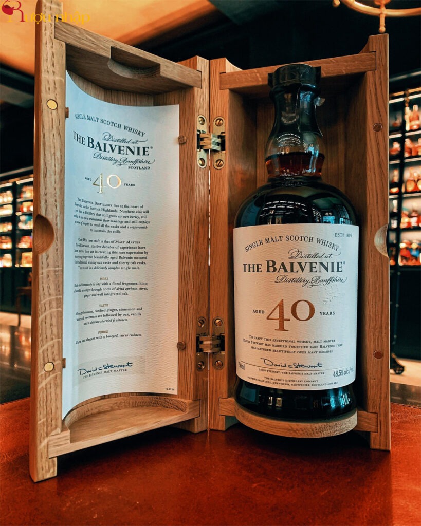Rượu Balvenie 40 năm