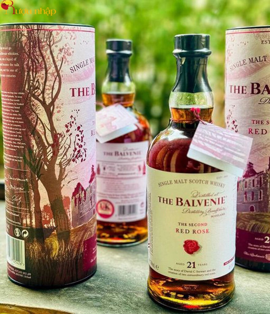 Rượu Balvenie 21 năm The Second Red Rose