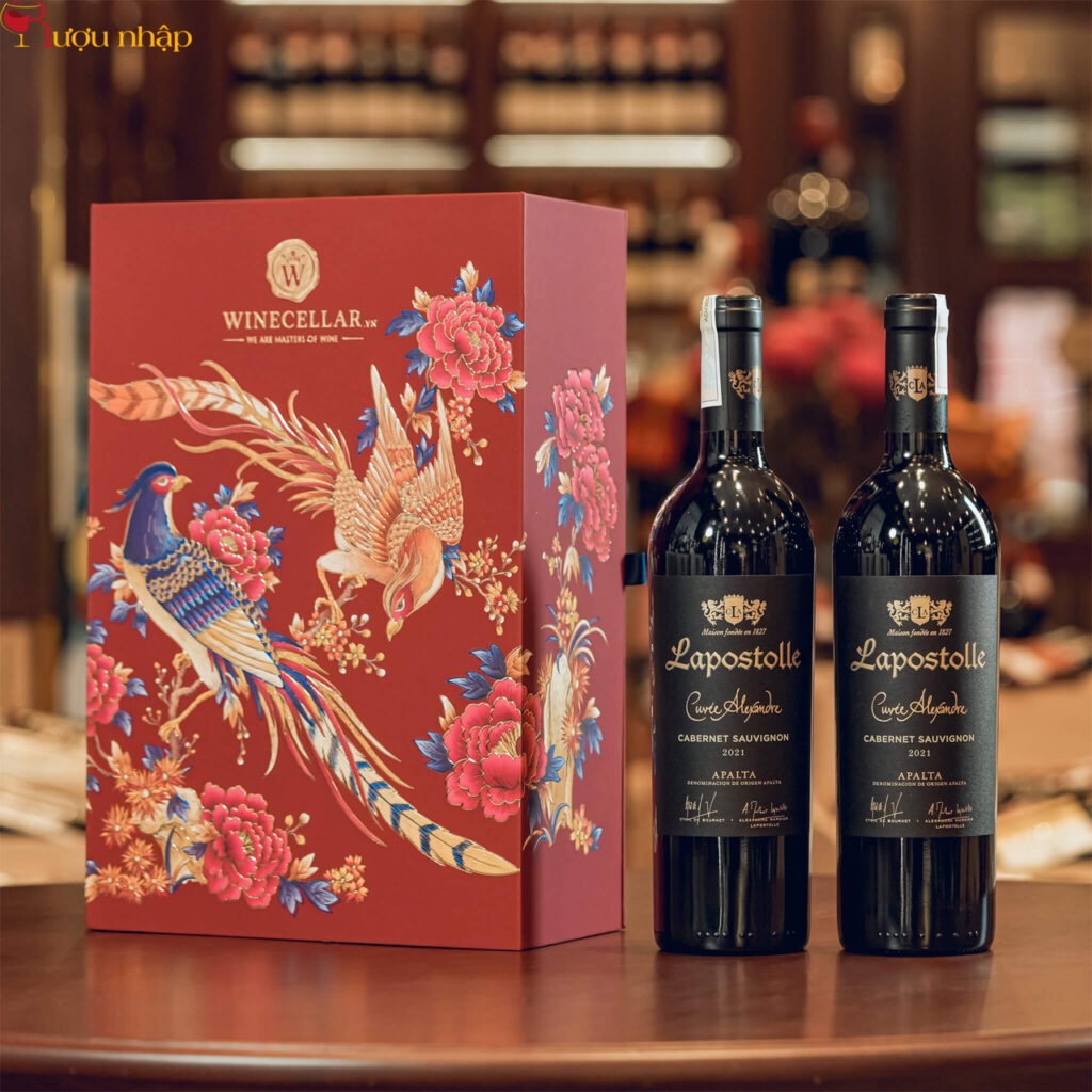 Hộp 2 Chai Vang Đỏ Lapostolle Cuvée Alexandre Cabernet Sauvignon