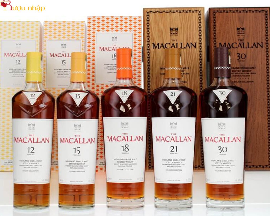 Rượu Macallan thuộc dòng Whisky mạch nha đơn cất