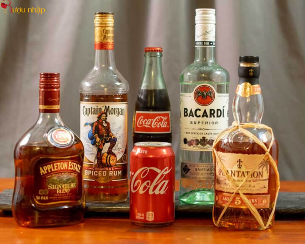 Rượu Rum Bacardi pha chế được với nhiều nguyên liệu khác nhau