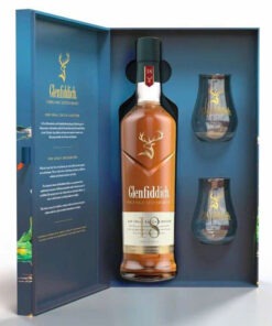 Rượu Glenfiddich 18 Năm Hộp Quà Tết 2025 + 2 Ly