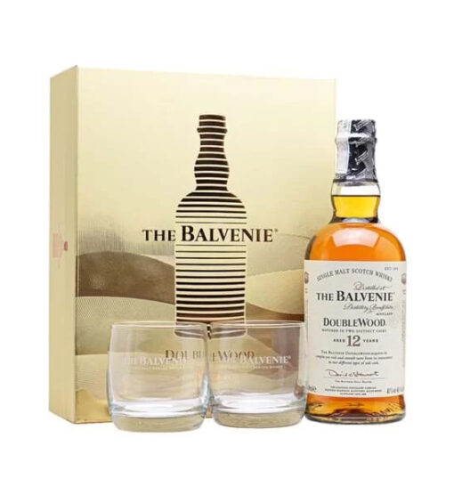 Rượu Balvenie 12 năm Double Wood hộp quà Tết 2025