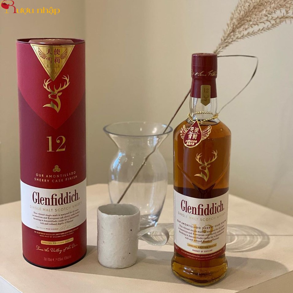 Glenfiddich 12 Năm Sherry Cask Finish Rượu Glenfiddich 12 năm Sherry Cask Finish