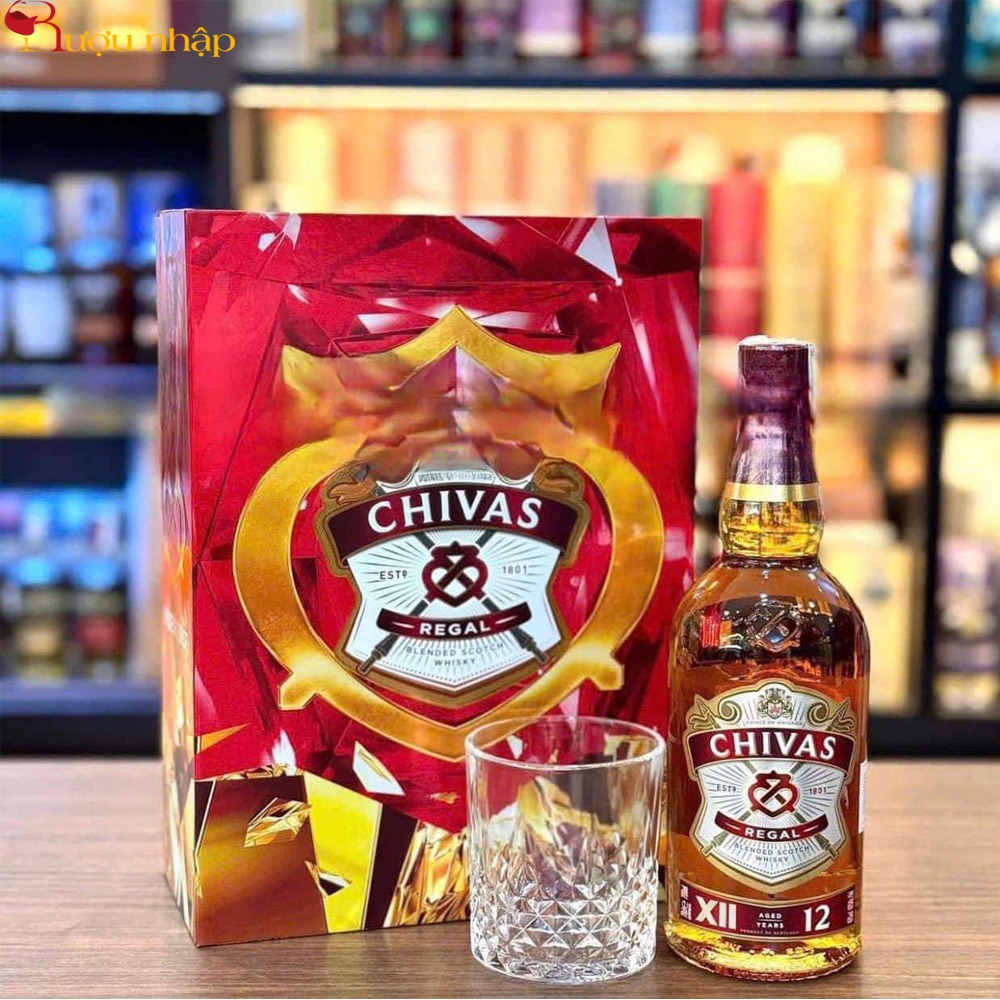 Chivas 12 Năm Hộp Quà Tết 2025 Rượu whisky Chivas 12 Năm Hộp Quà Tết 2025