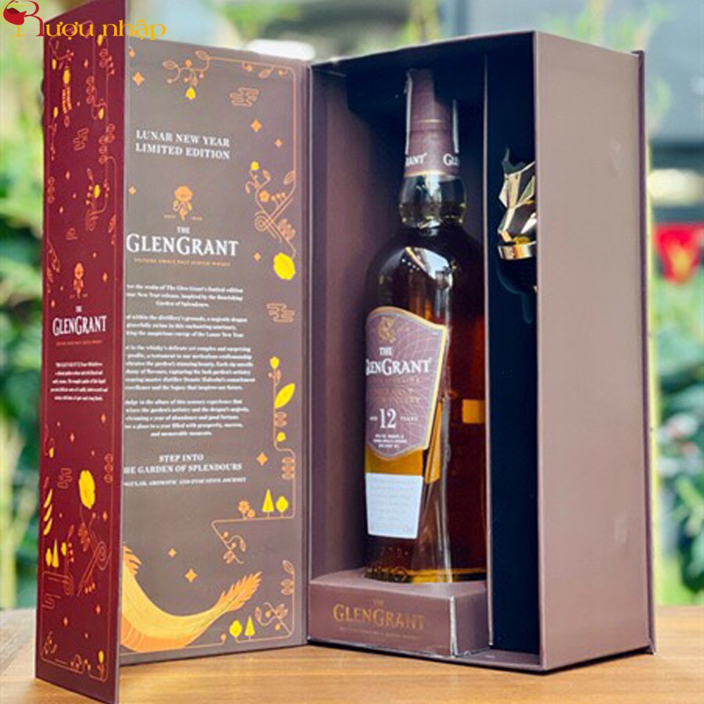 Glen Grant 12 Năm Hộp Quà Tết 2025 Rượu whisky Glen Grant 12 Năm Hộp Quà Tết 2025