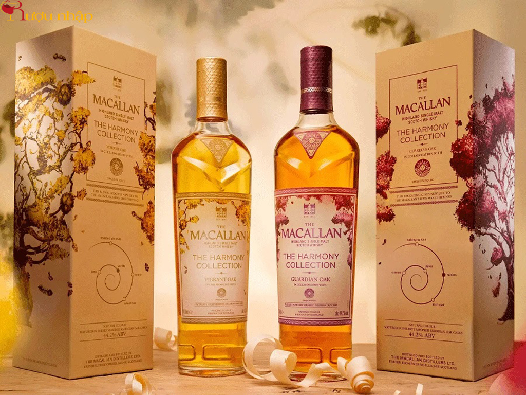 Macallan Harmony Collection Guardian Oak Bộ sưu tập Macallan Harmony IV Vibrant Oak & Guardian Oak