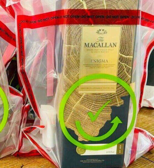 Rượu Macallan Enigma Xách Tay Duty Free