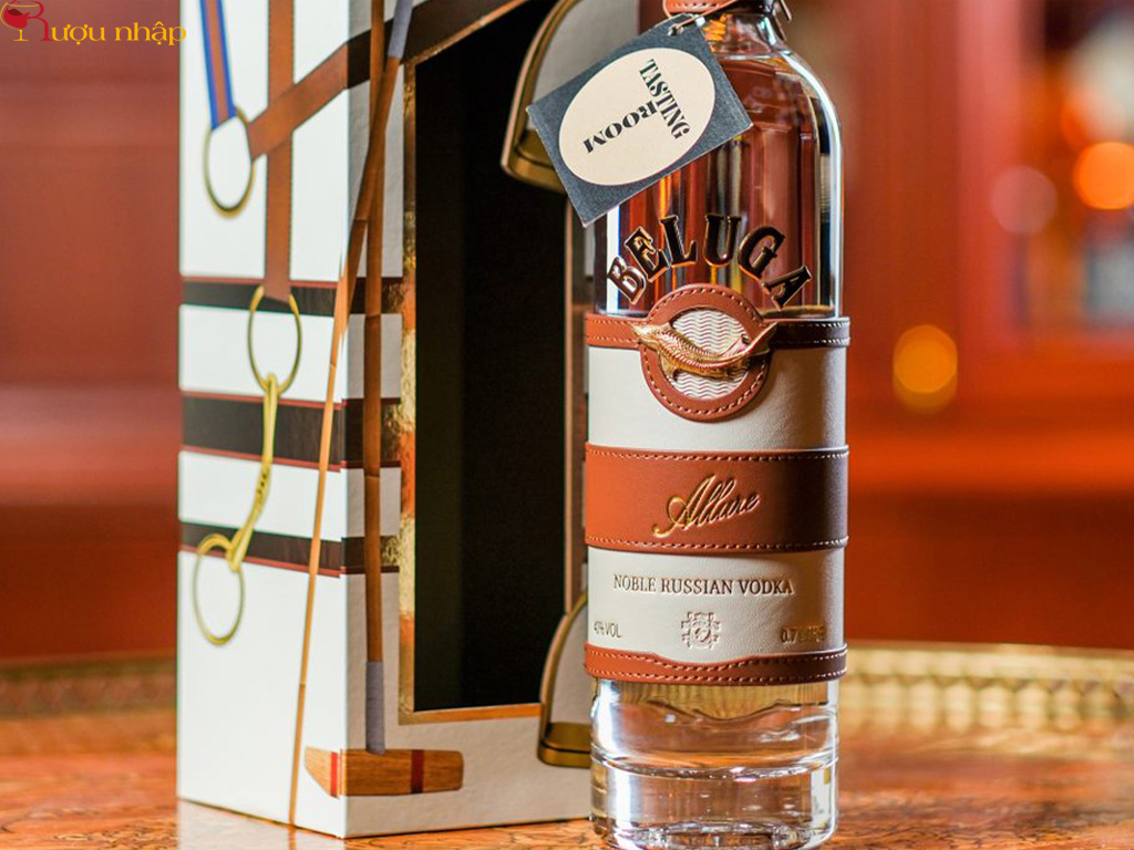 Vodka Beluga Allure, Gold và Noble Beluga Allure – Một bản hòa ca của thẩm mỹ, mềm mại và tinh tế. (Nguồn: Tasting Room)
