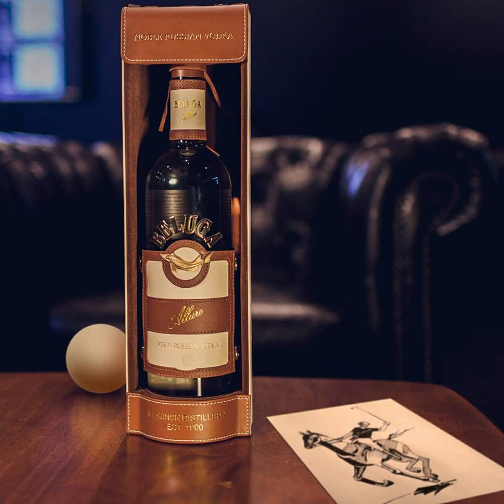 Vodka Beluga Allure Rượu Beluga Allure Hộp Da