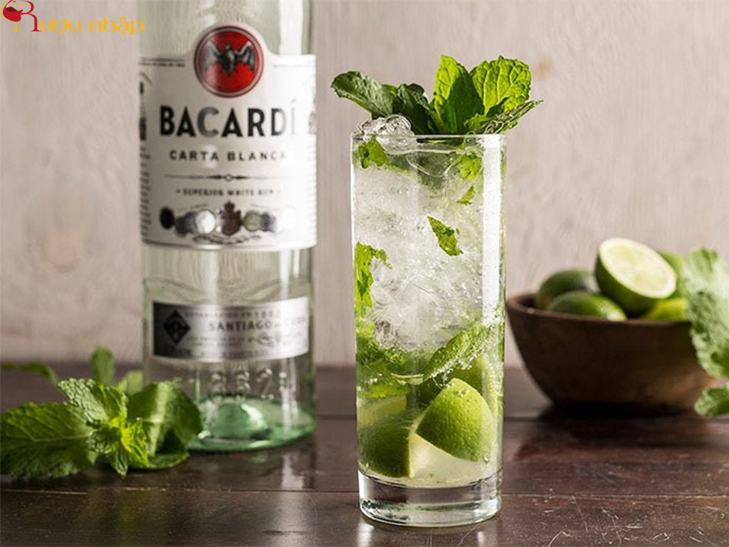 Rum Bacardi Carta Blanca Rượu Rum Bacardi Carta Blanca 750ml