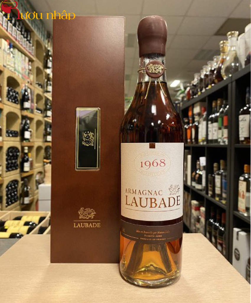 Brandy Pháp Chateau Laubade Bas Armagnac 1968