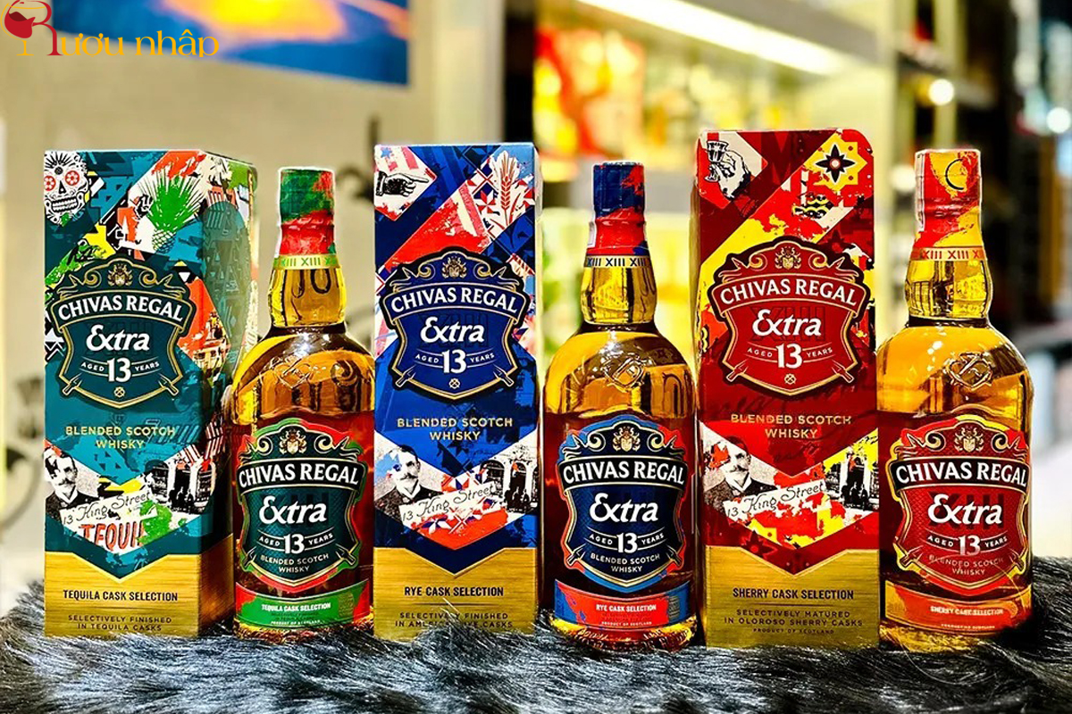Chivas 13 Extra Sherry Bourbon Rye Tequila Cask