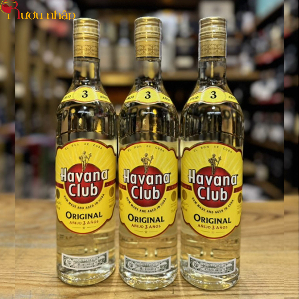 Havana Club 3 - rum Havana Club Anejo 3 năm