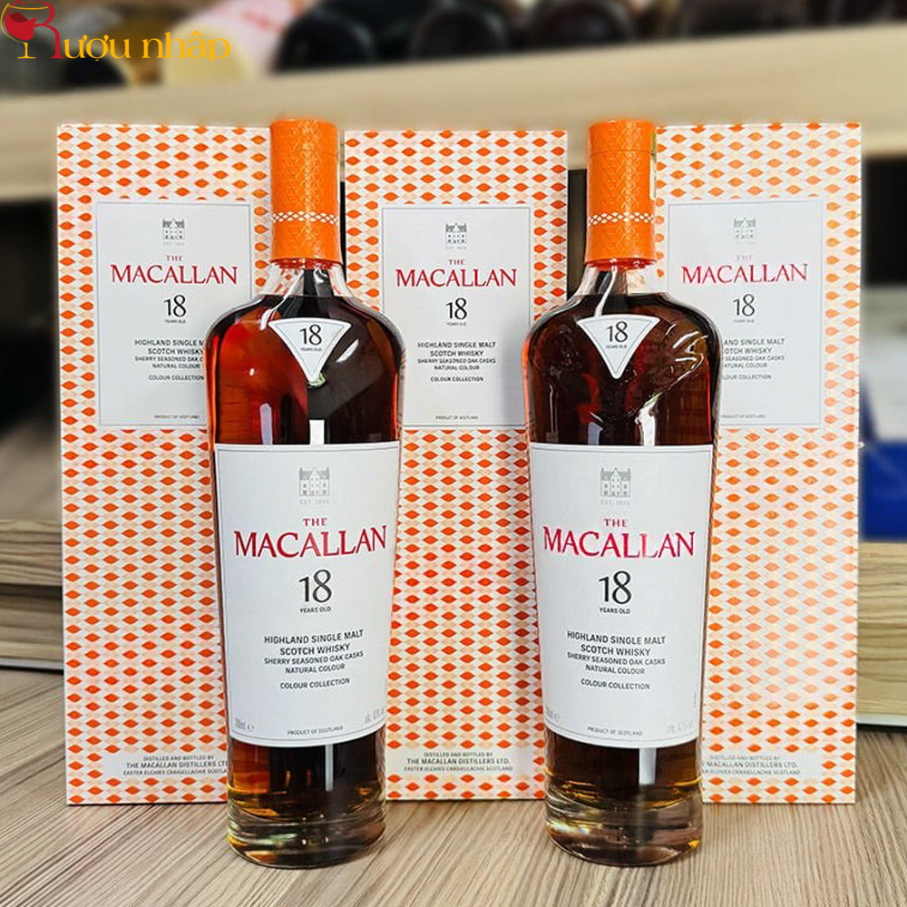 Macallan 18 Năm Colour Collection Giá Rẻ
