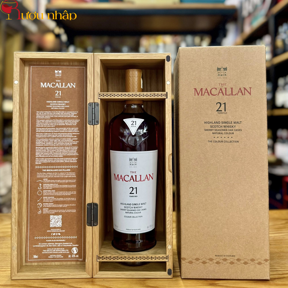 Macallan 21 năm Colour Collection