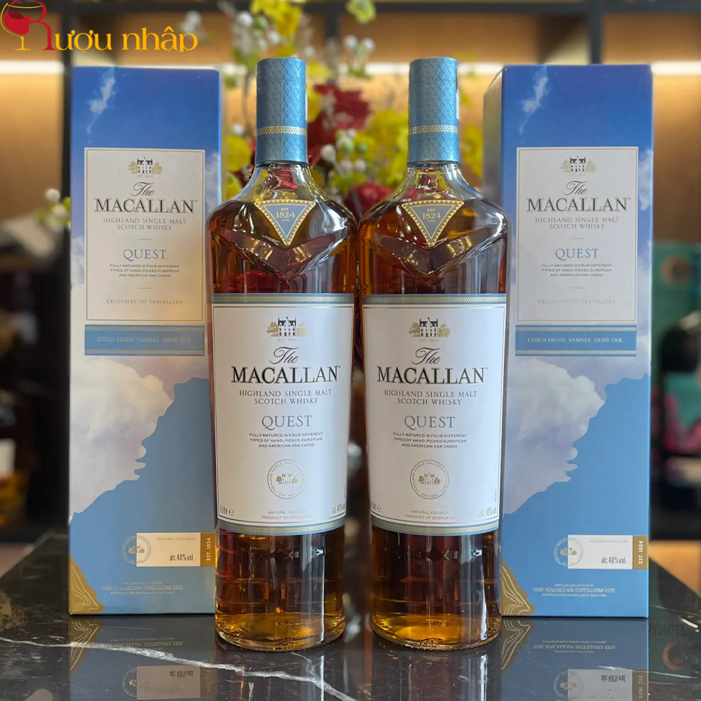 Macallan Quest 1L – Hành trình hương vị đẳng cấp từ The Macallan