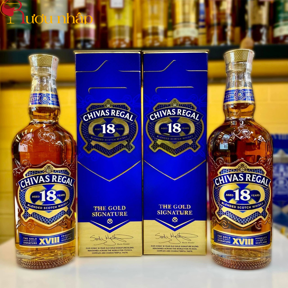 Rượu Chivas 18 Gold Signature Hàng chính hãng Giá Tốt